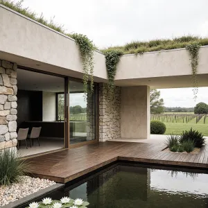 Pondside Paradise: The Green Roof Delight
