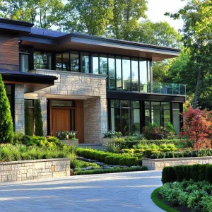 Sophisticated Sanctuary with Expansive Glass Charm