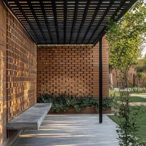 Textured Tranquility: A Brick Experience