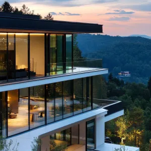 Glass-walled Rooms With Panoramic Views