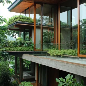 Verdant Vista of Tropical Modernity