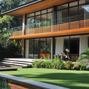 Lush Minimal Jungle Retreat