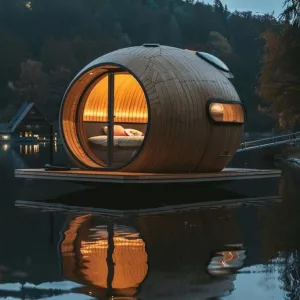 Floating Eco Pod With Renewable Energy