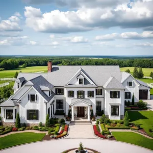 Lavish Estate with Picket Fence Charm