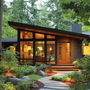 Charming Mid-Century Retreat in the Woods