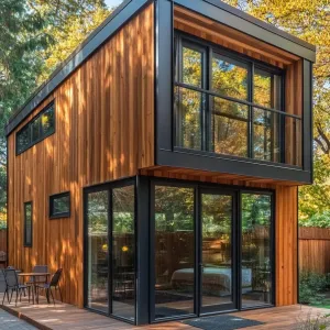 Innovative Two-Level Tiny Home Oasis