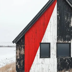 Diagonal Drama: The Color Slash Cabin