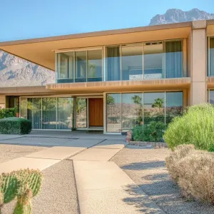 Mid Century Delight Under the Mountain Gaze