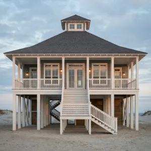 Cupola Crown Cottage On Stilts