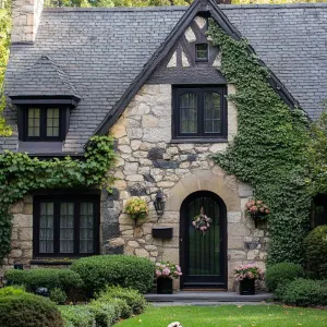 Charming Stone Cottage With Inviting Ivy