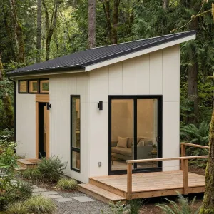 Sloped Roof Woodland Micro Escape