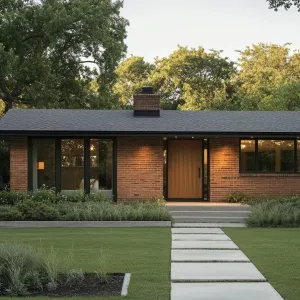 Brick Ranch Reverie: Pathway Perfection