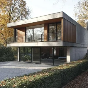 Concrete Cube in the Cozy Woods
