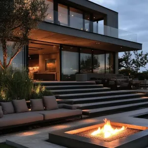 Fire Pit Lounge Area