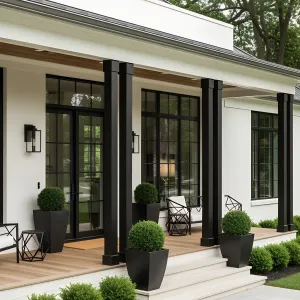 Modern Porch Extravaganza: Where Style Meets Breeze