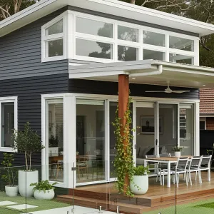 Petite Paradise: Tiny Home with Refreshing Poolside Charm