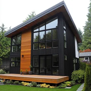 Slanted Roof Woodland Retreat