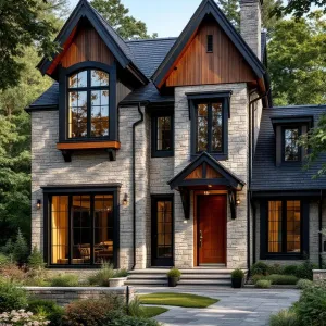 A Cozy Corner of French Style: The Timber Topped Marvel