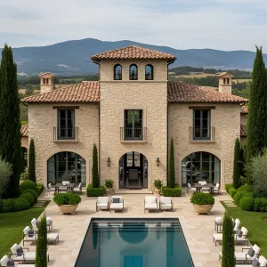 Rustic Serenity Meets Modern Majesty