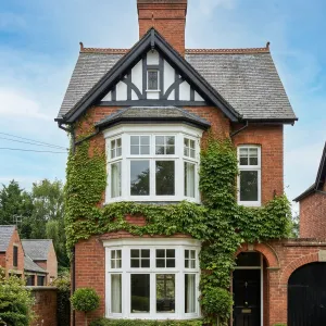 Leaf Draped Edwardian Cottage Revival