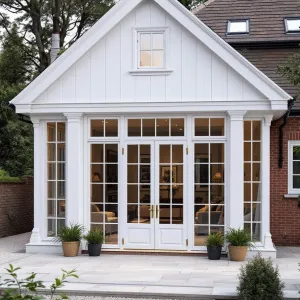 Georgian Wonder with French Door Flair
