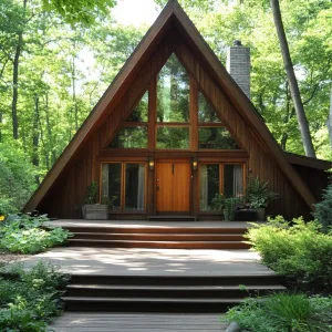 A-Frame Delight: Triangle in the Trees