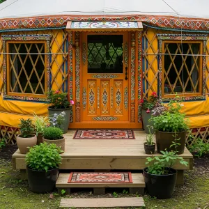 Kaleidoscope Kottage: A Vibrant Yurt Delight