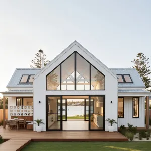 Glass-Front Tidal Barn