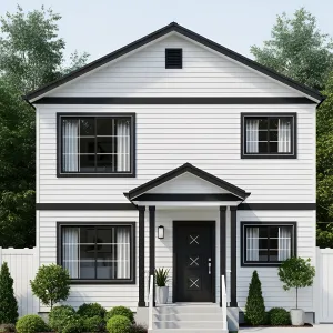 Whimsical White Wonder: A Suburban Delight