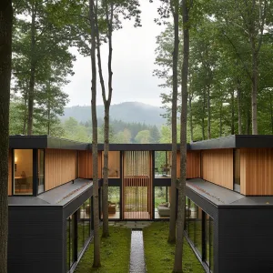 Cradled in Green: A Courtyard Delight