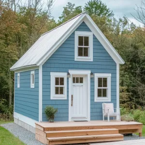 Sky-Colored Cottage Charmer