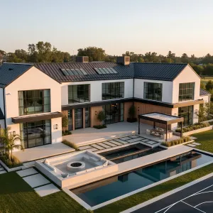 Gable Grid Sportcourt Residence