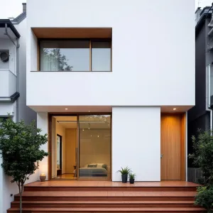 Modern Zen Haven: A Cube in the City