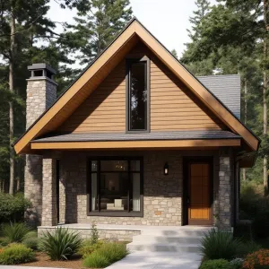 Rustic Charm: A Timeless Dormer Escape