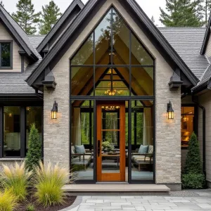 Glass-Fronted Stone Sanctuary: A Modern Marvel