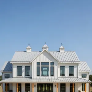 Farmhouse Whimsy with a Chic Metal Cap