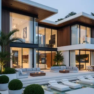Sunlit Splendor: A Poolside Paradise