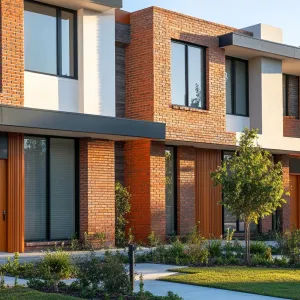 Contemporary Brick Meditation Haven