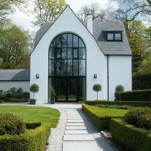 A Contemporary Castle of Glass and Greenery