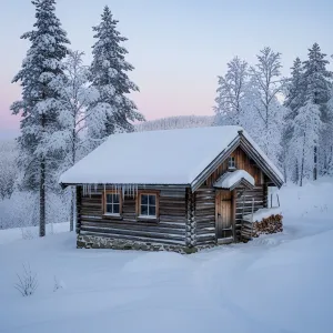 Moonrise Pine-Drift Log Cabin