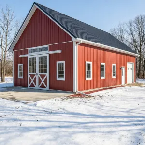 Snowfield Red Gable Workshop