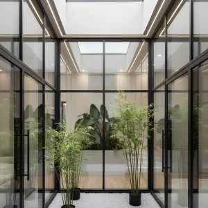 Tranquility Hub: A Courtyard Between Four Walls