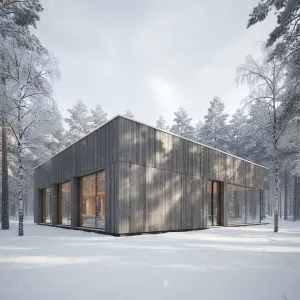Pine hush Winter Cabin