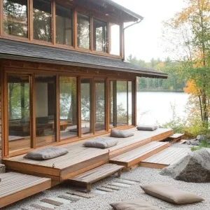 Woodland Reverie: A Lakeside Haven