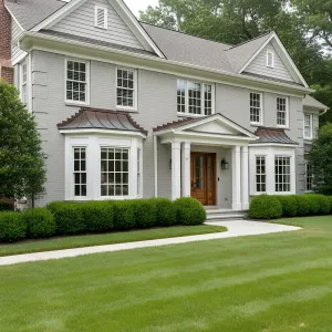 Suburban Opulence: The Grassy Greatness Abode