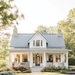 Quaint Porch Paradise with White Pizzazz