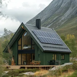 Chartreuse With Solar Panel Integration