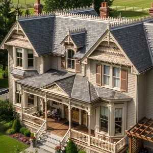 Grand Gables: A Victorian Retreat in the Countryside