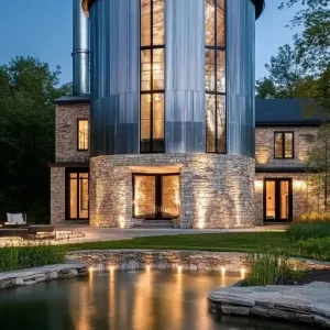Silo House: Rustic Meets Modern Chic