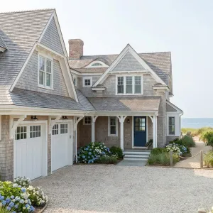 Shingle Beach Retreat With Breezeway Garage